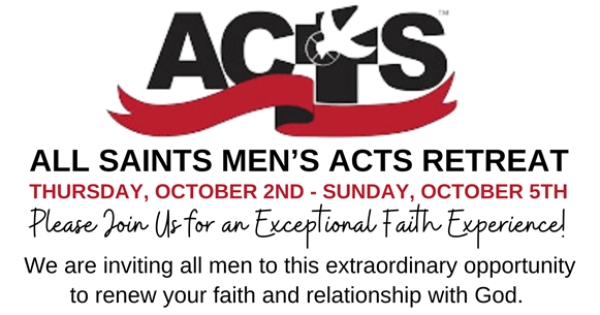 Men's ACTS Retreat - October 2-5th